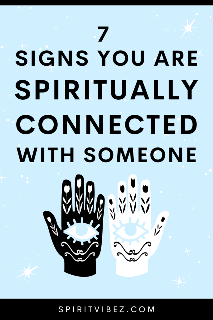 strong spiritual connection with someone