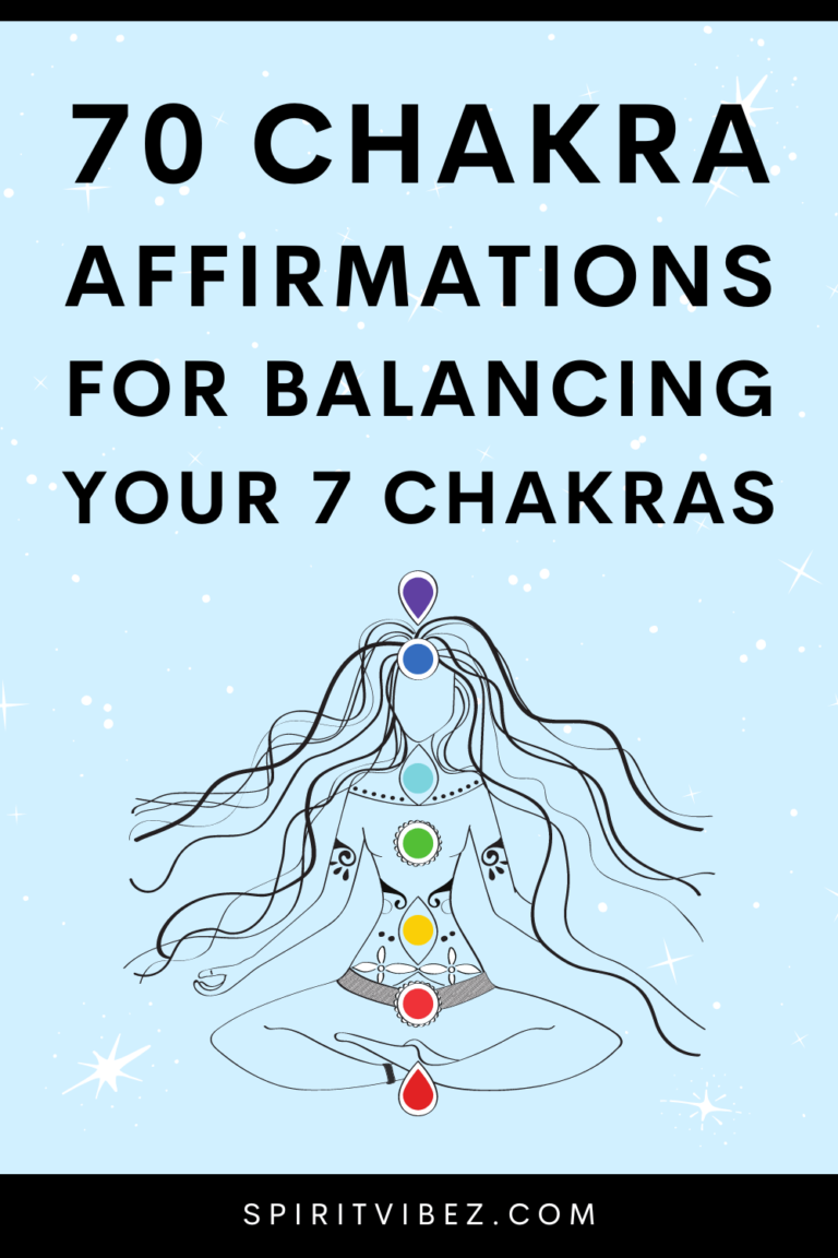 70 Chakra Affirmations To Balance Your 7 Chakras - Spiritvibez