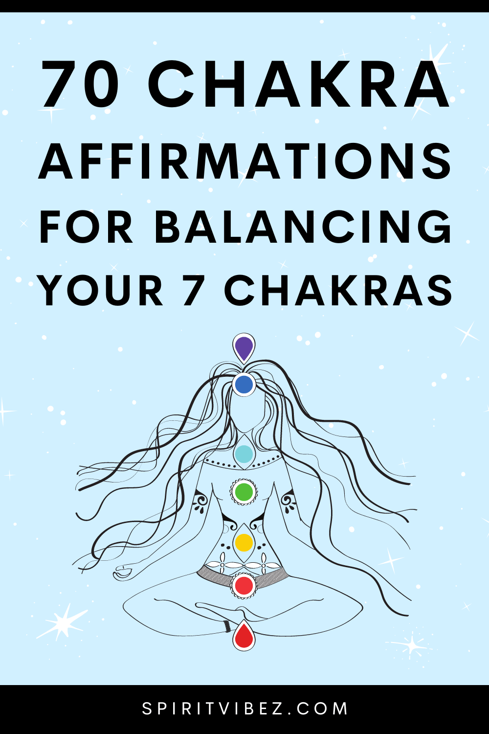 70 Chakra Affirmations to Balance Your 7 Chakras - Spiritvibez