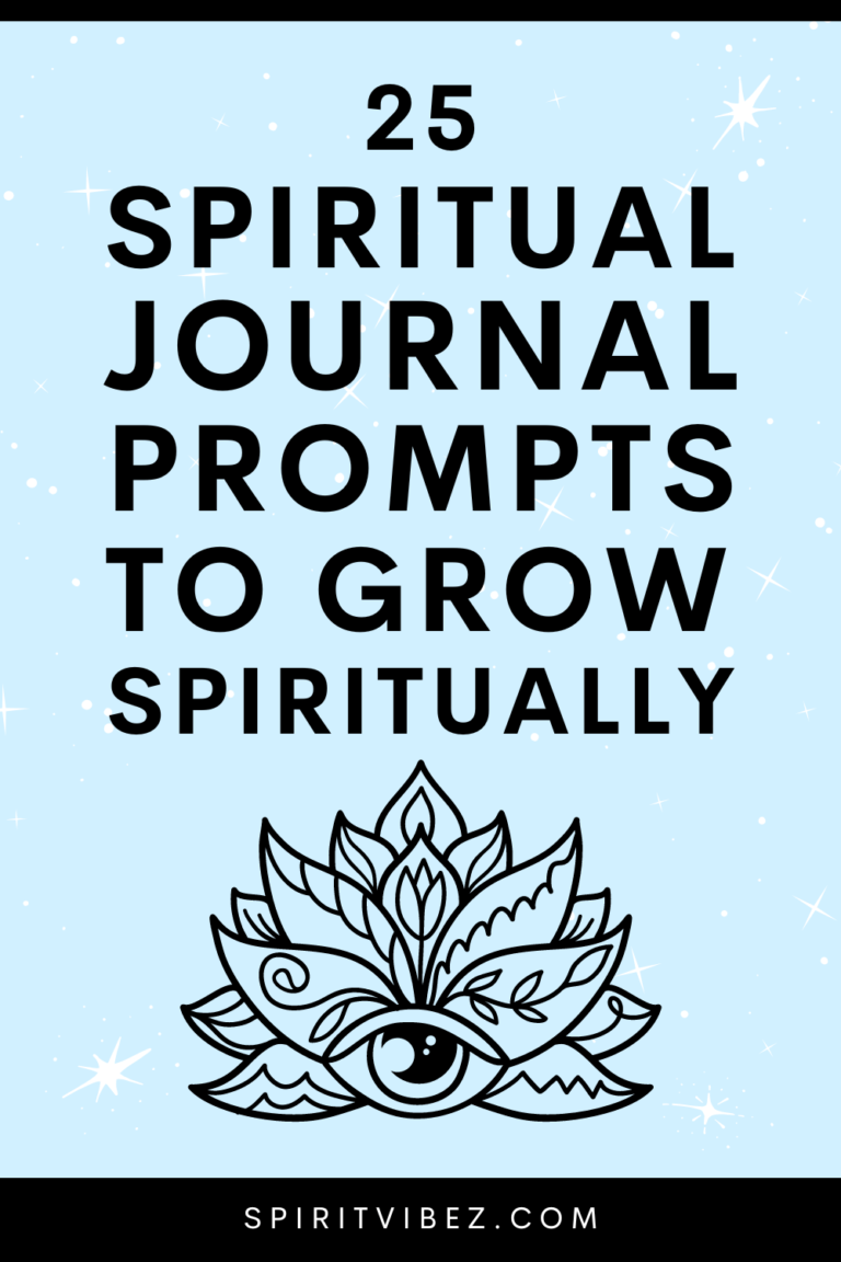 25 Spiritual Journal Prompts to Grow Spiritually - Spiritvibez