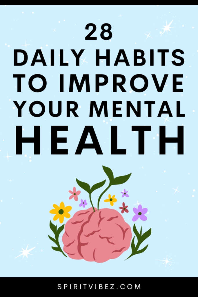 daily habits to improve mental health
