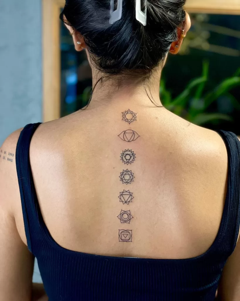 chakras tattoo