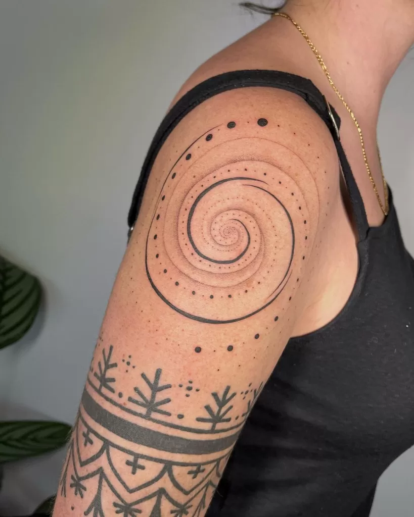spiral tattoo ideas