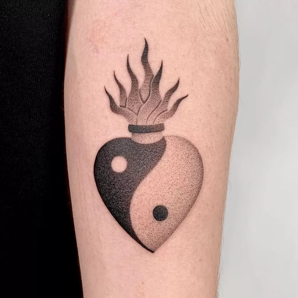 yin yang tattoo