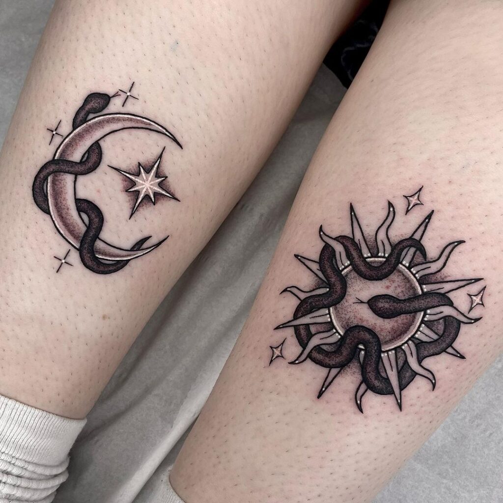 Witchy tattoo ideas for ladies