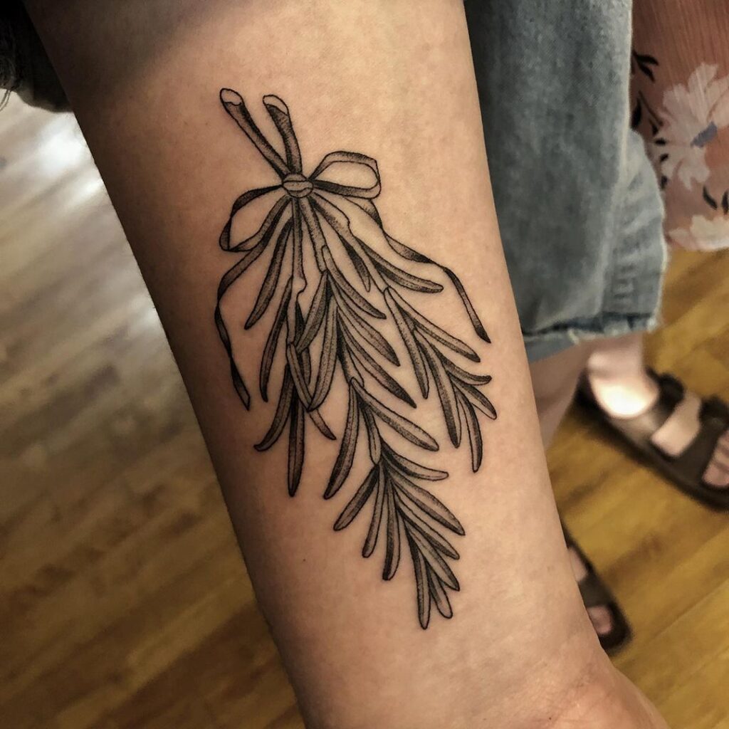 herb tattoo