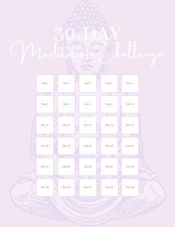 30-Day Meditation Challenge - Spiritvibez